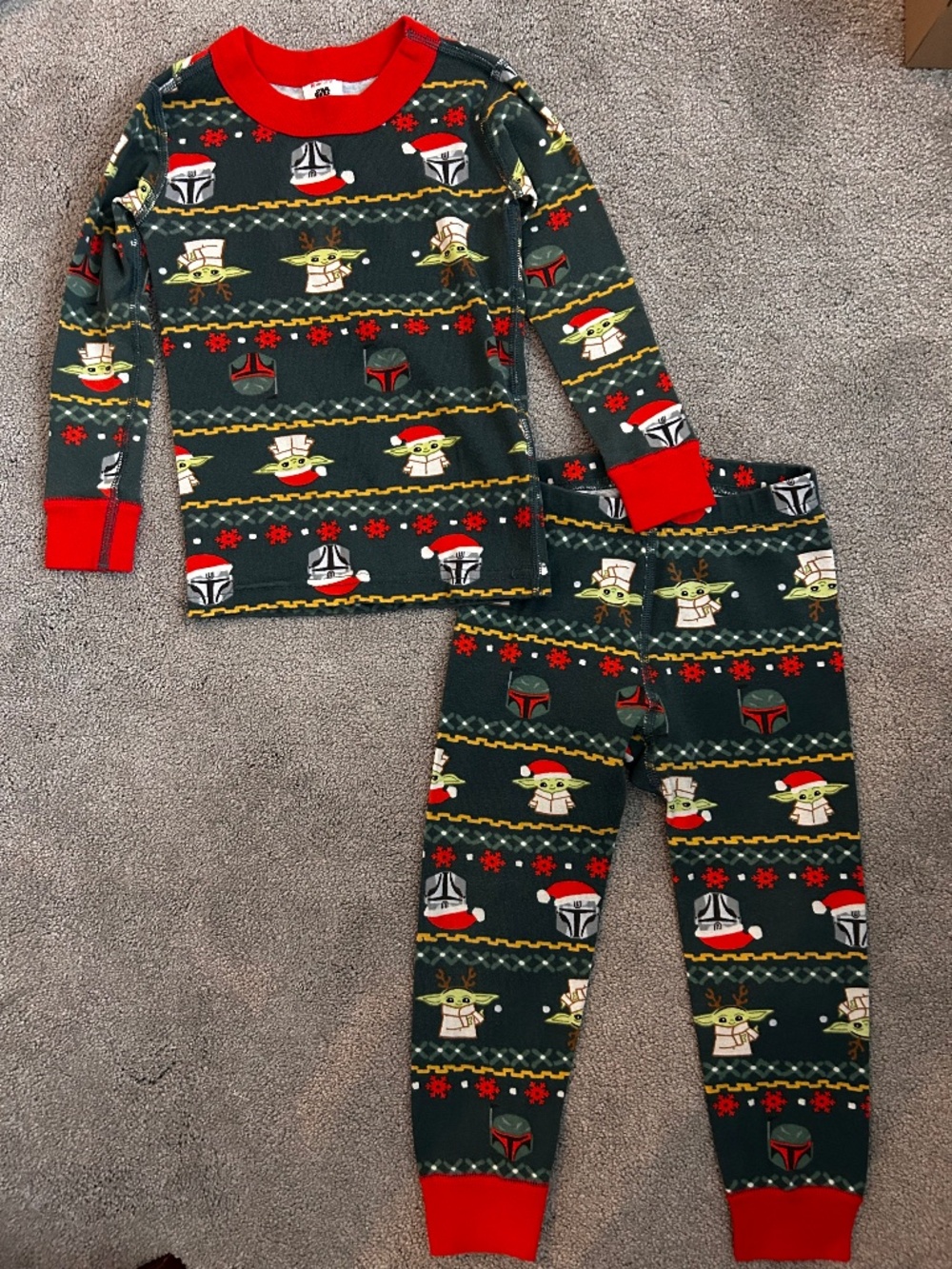 Hanna Andersson 90 or size 3T Star Wars Christmas PJs